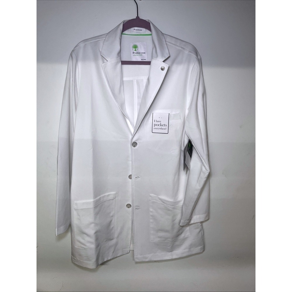Healing Hands The White Coat Logan Lab Coat White Medical Jacket NWT Medium